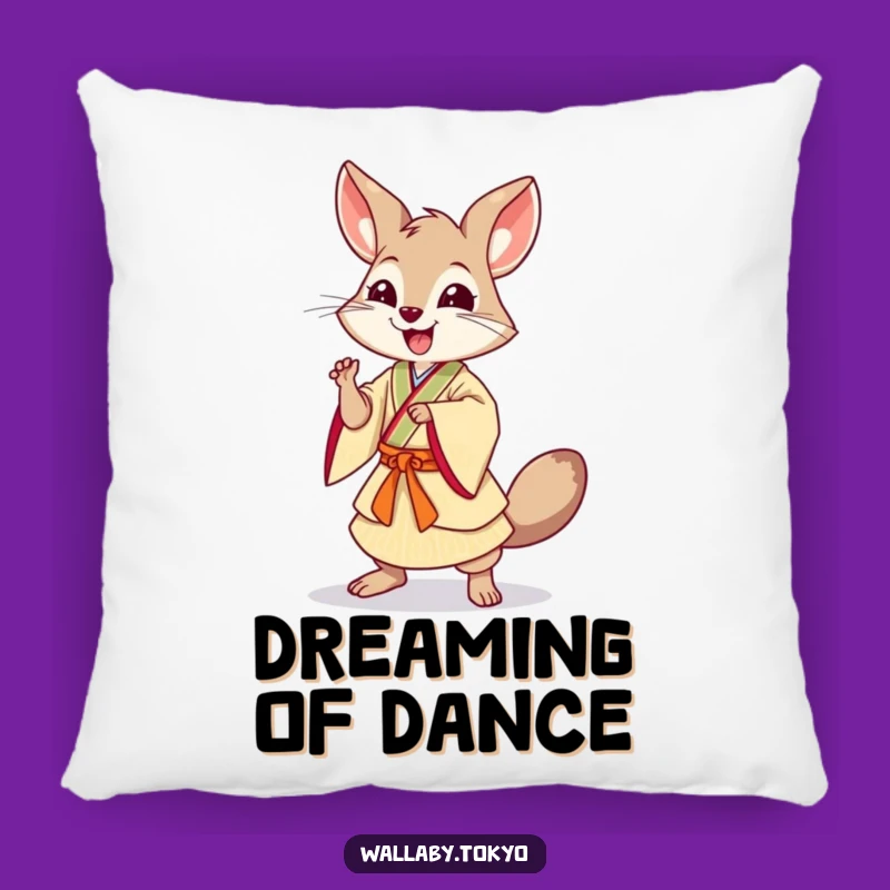 Funny Dancing Wallaby Pillow: Dynamic Pose Cuddle Buddy, Soft & Humorous Gift