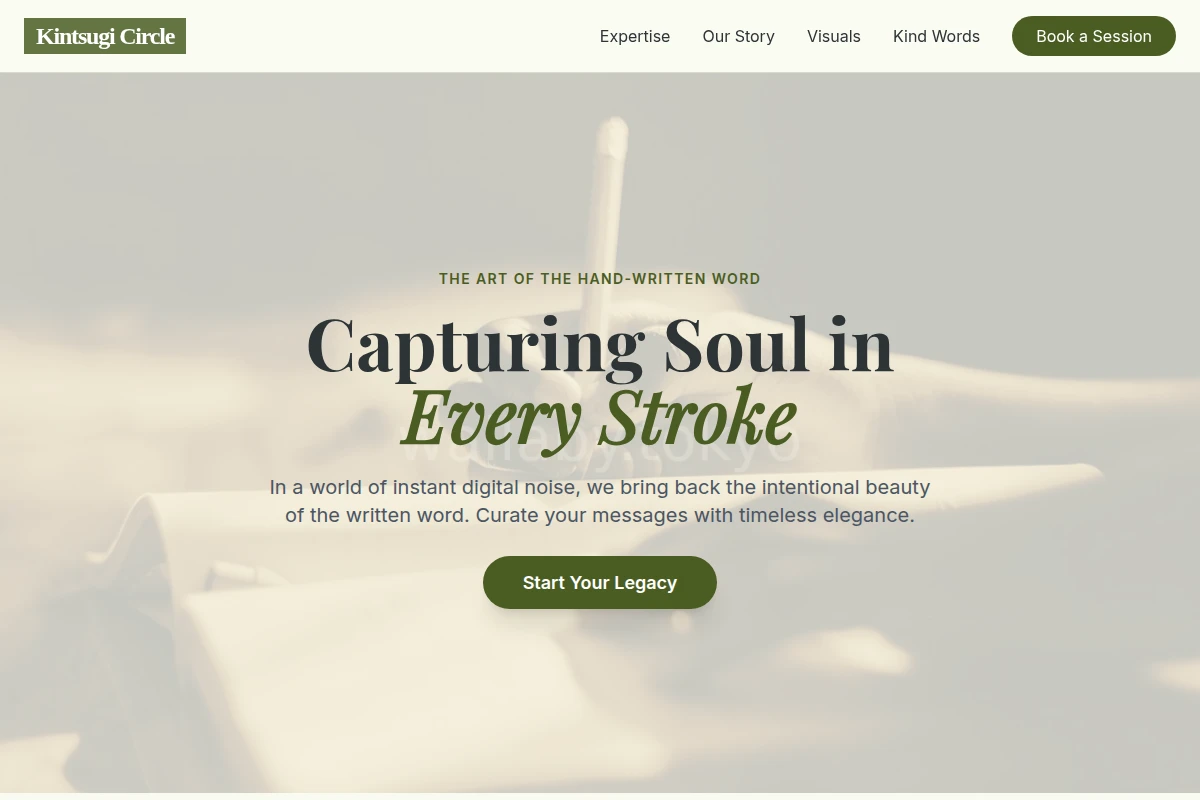 Pastel Manual Writing