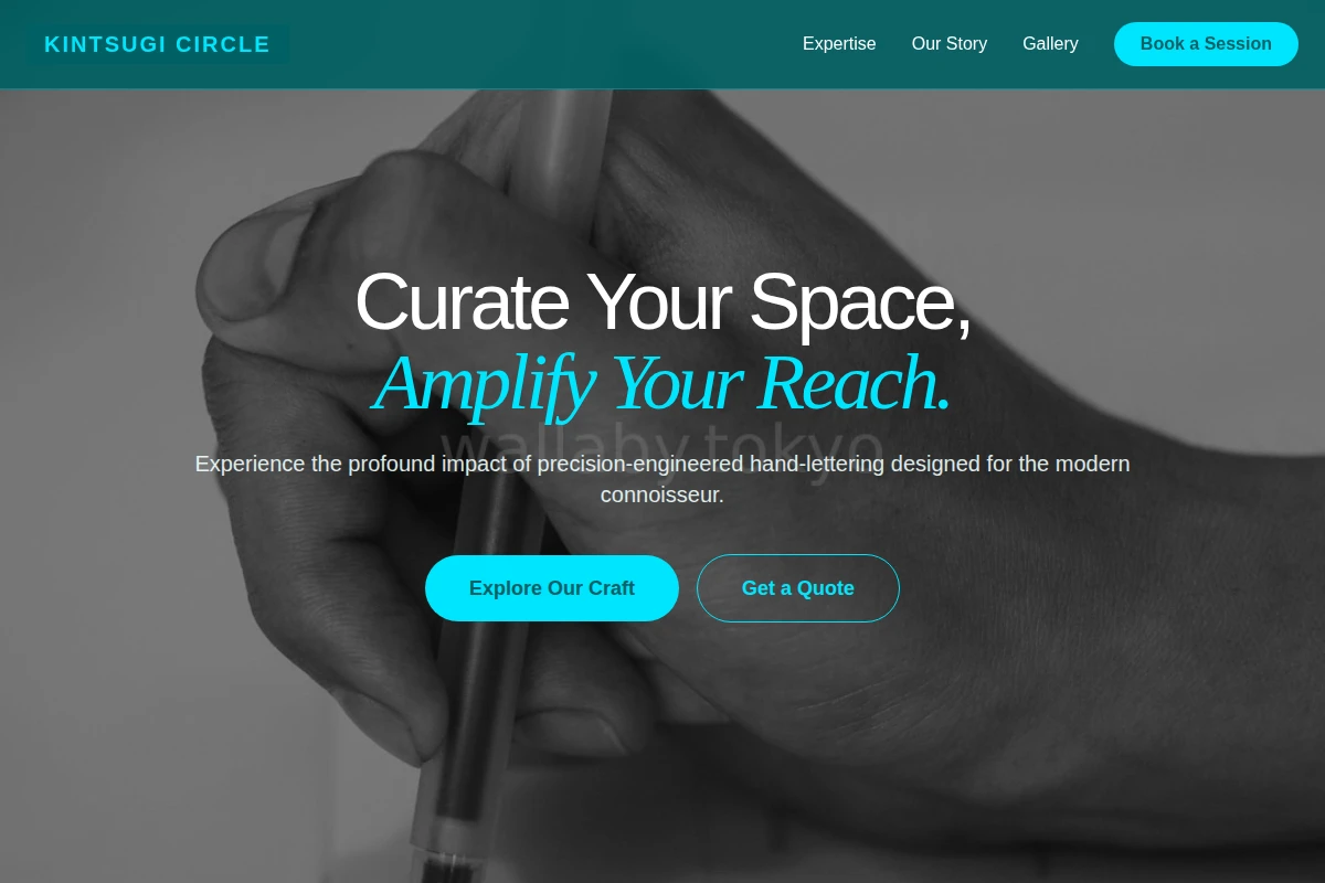 Geometric Manual Writing