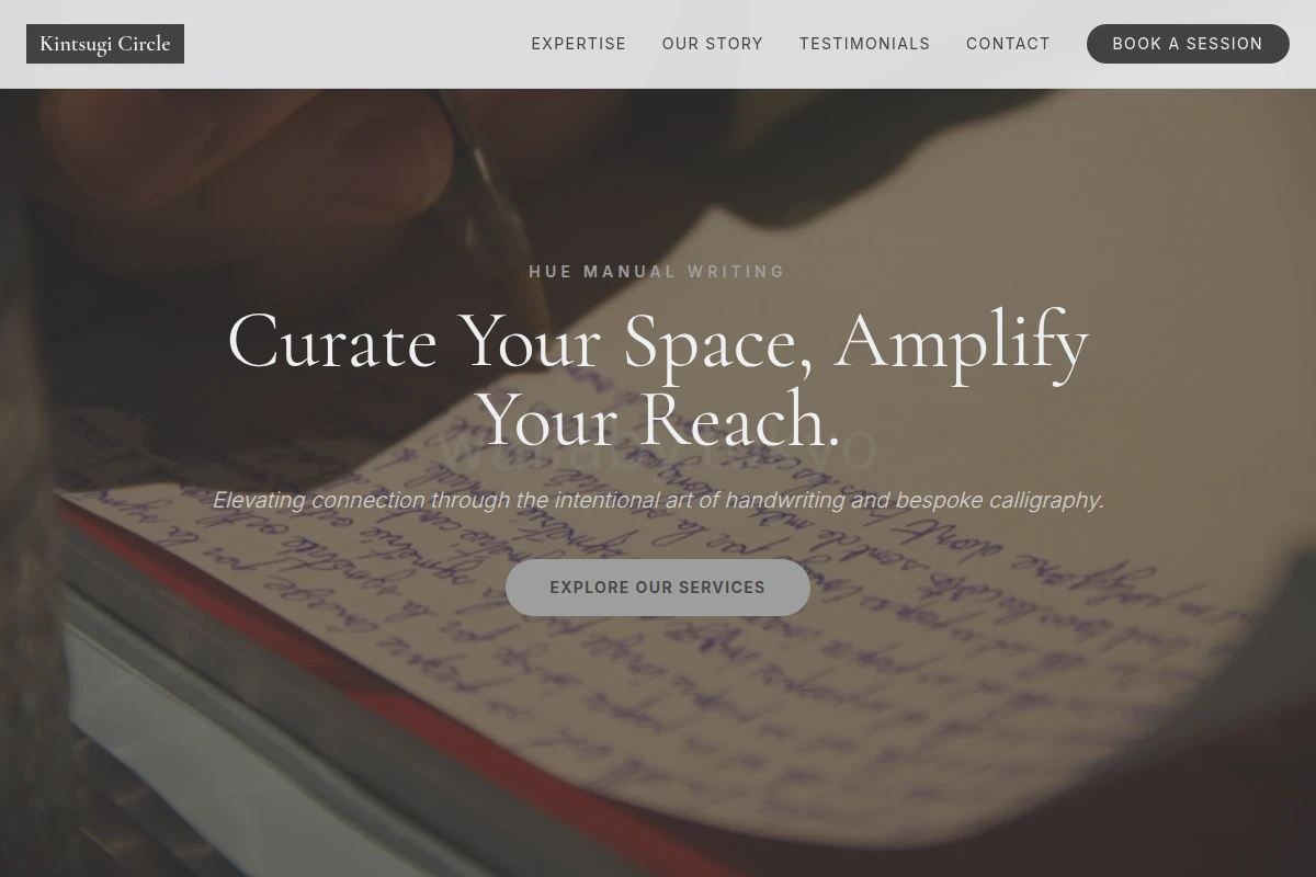 Hue Manual Writing