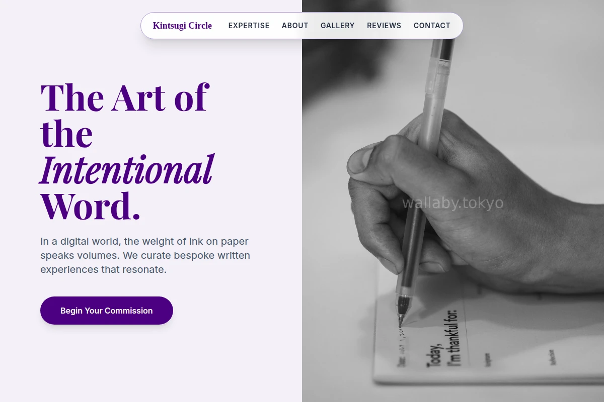 Gallery Manual Writing
