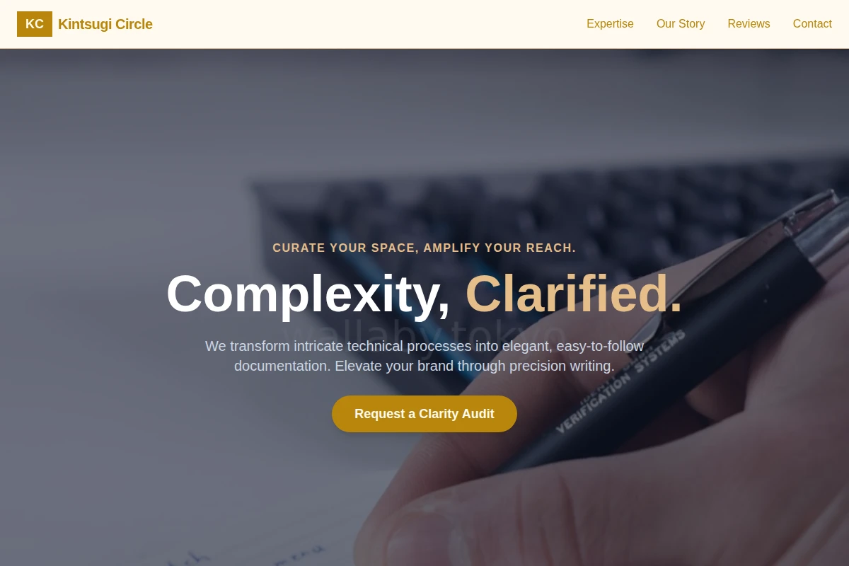 Blueprint Manual Writing