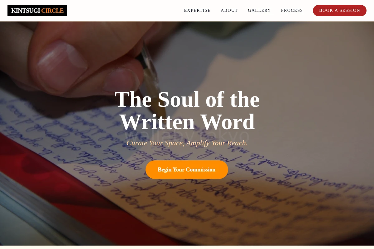 Ginza Manual Writing