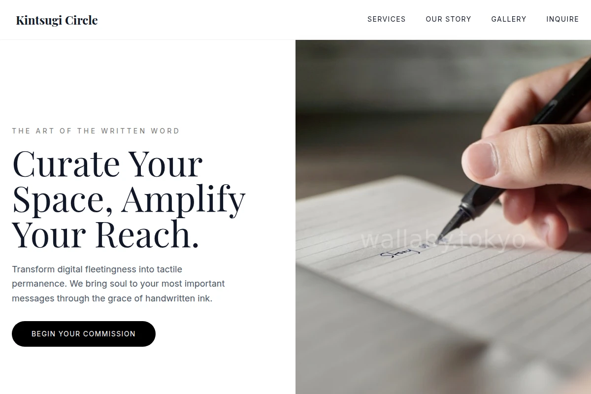 Tone Manual Writing